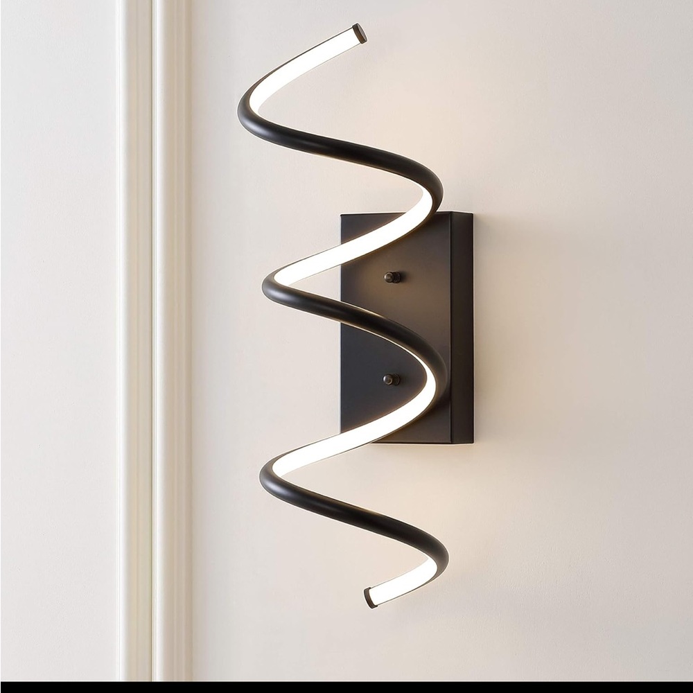 Modern Spiral LED Wall Sconce – Luxe Contemporary Home Lighting